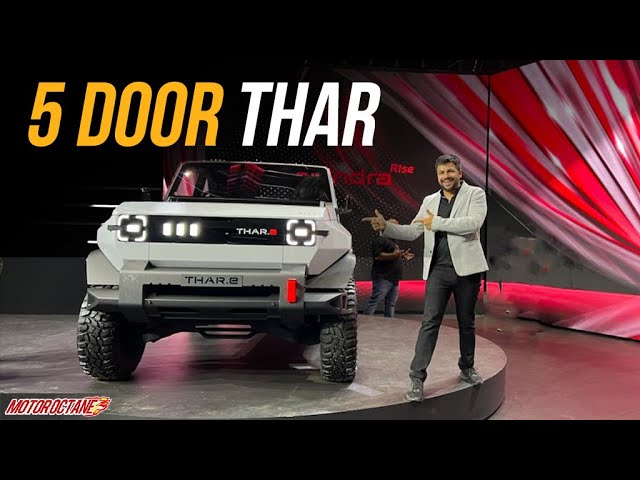 Electric thar: करारे फीचर्स के साथ मार्केट में अपना जलवा दिखाने आ गई Mahindra की Electric Thar 