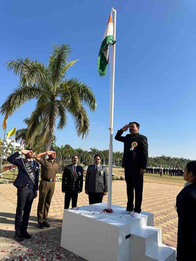 सायना इंटरनेशनल स्कूल में गणतंत्र दिवस समारोह हर्षोल्लास के साथ हुआ संपन्न